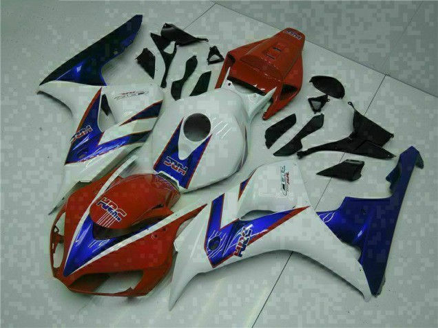 Abs Carenagem Moto CBR 1000RR 2004-2005 - Vermelho Branco