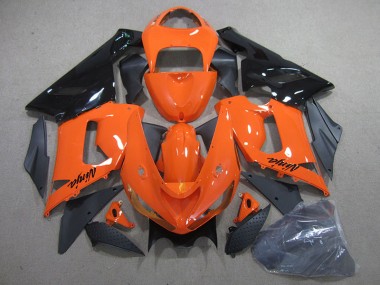 Abs Carenagem Moto ZX6R 2005-2006 - Laranja Preto Ninja