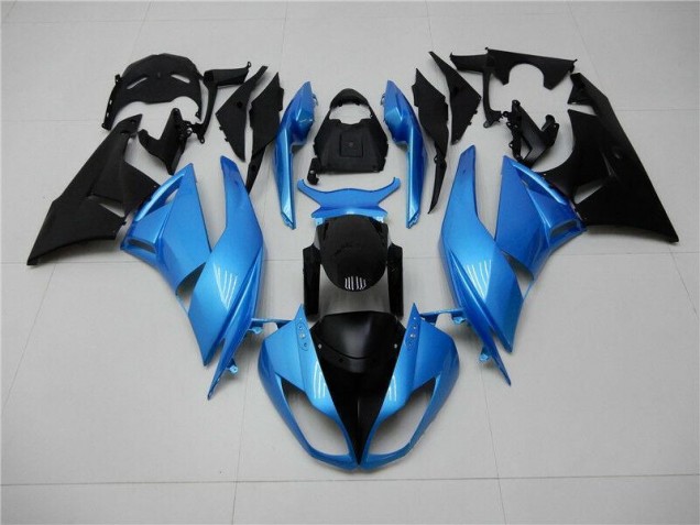 Abs Carenagem Moto ZX6R 2009-2012 - Azul Preto