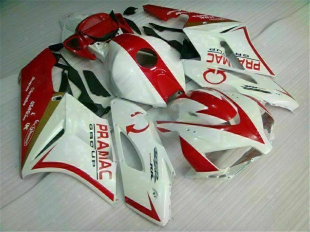 Abs Kit Carenagem & Plásticos Moto CBR 1000RR 2004-2005 - Branco Vermelho