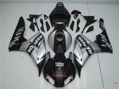 Abs Kit Carenagem & Plásticos Moto CBR 1000RR 2004-2005 - Preto Prata Repsol