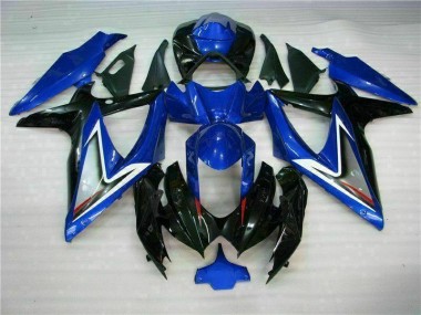 Abs Kit Carenagem & Plásticos Moto GSXR 600 / 750 K8 2008-2010 - Azul Preto