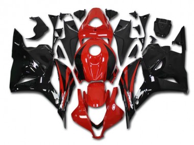 Abs Kit Completos Carenagem Moto CBR 600RR 2009-2012 - Vermelho Preto