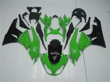 Abs Kit Completos Carenagem Moto ZX6R 2009-2012 - Verde Preto