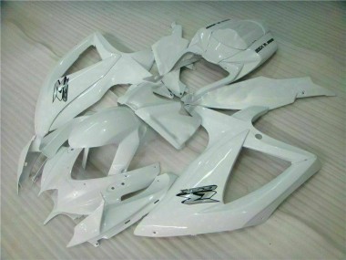 Abs Kits Completos Carenagem Moto GSXR 600 / 750 K8 2008-2010 - Branco