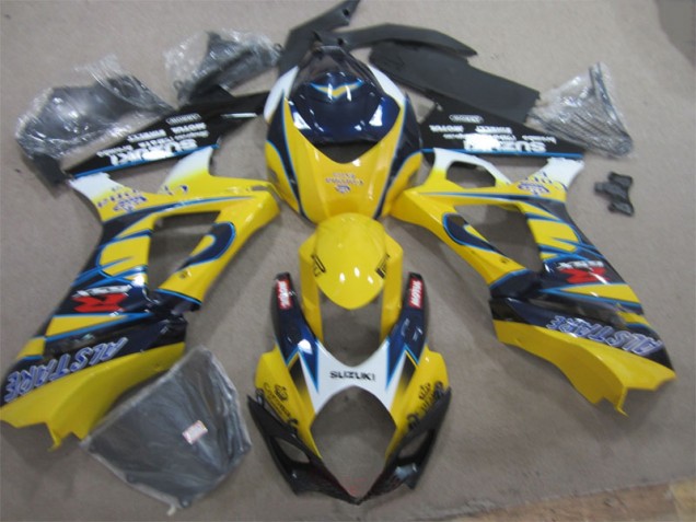 Carenagem Moto GSXR 1000 K7 2007-2008 - Amarelo Azul