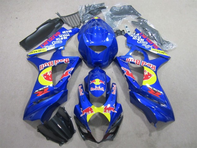 Carenagem Moto GSXR 1000 K7 2007-2008 - Azul Red Bull