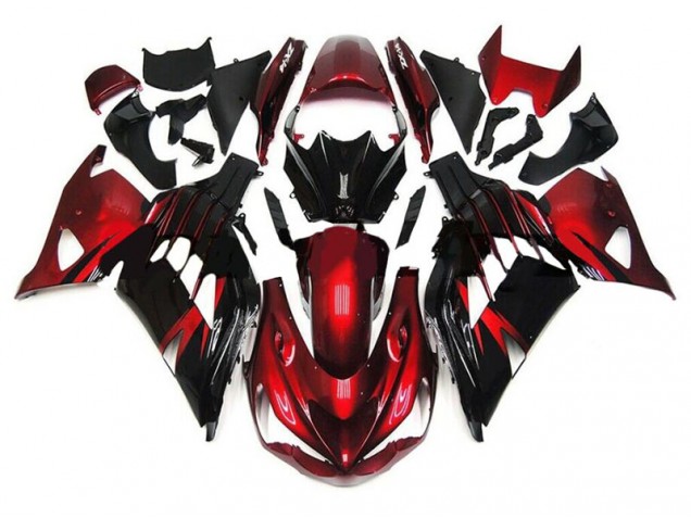 Carenagem Moto GSXR 1300 Hayabusa 2008-2019 - Vermelho Preto