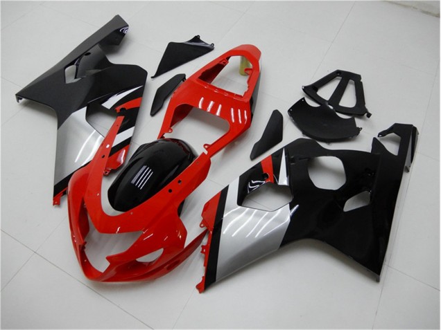 Carenagem Moto GSXR 600 / 750 K4 2004-2005 - Vermelho Preto