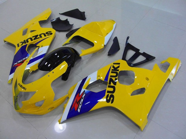 Carenagem Moto GSXR 750 K4 2004-2005 - Amarelo Azul