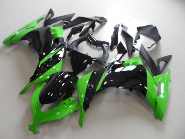 Carenagem Moto & Plástico Moto ZX 300R 2013-2016 - Preto Verde