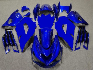 Carenagem Moto ZX14R ZZR 1400 2012-2021 - Azul Preto