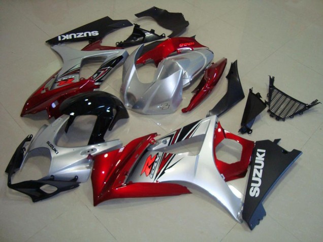 Carenagem & Plástico Moto GSXR 1000 K7 2007-2008 - Vermelho Preto Prata