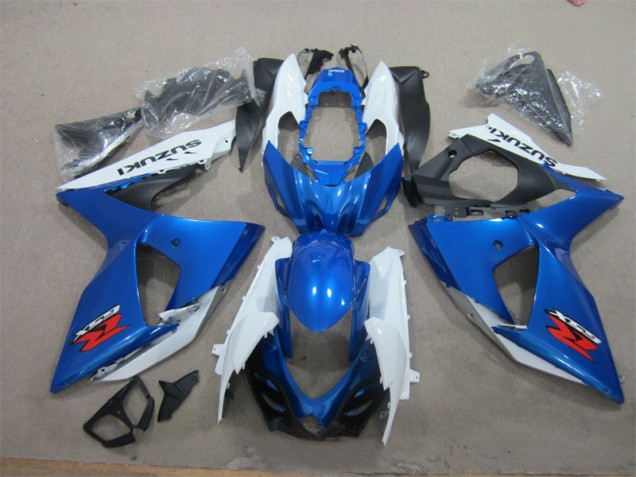 Carroçaria Moto GSXR 1000 K9 2009-2016 - Azul Branco