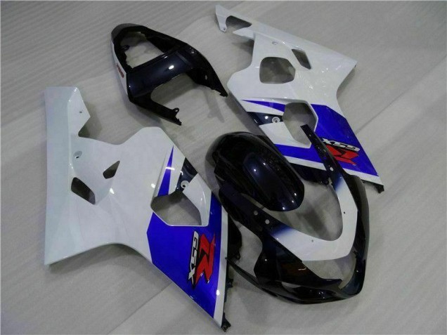 Kit Carenagem Moto GSXR 600 / 750 K4 2004-2005 - Azul Branco