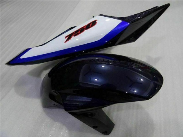 Kit Carenagem Moto GSXR 600 / 750 K4 2004-2005 - Azul Branco